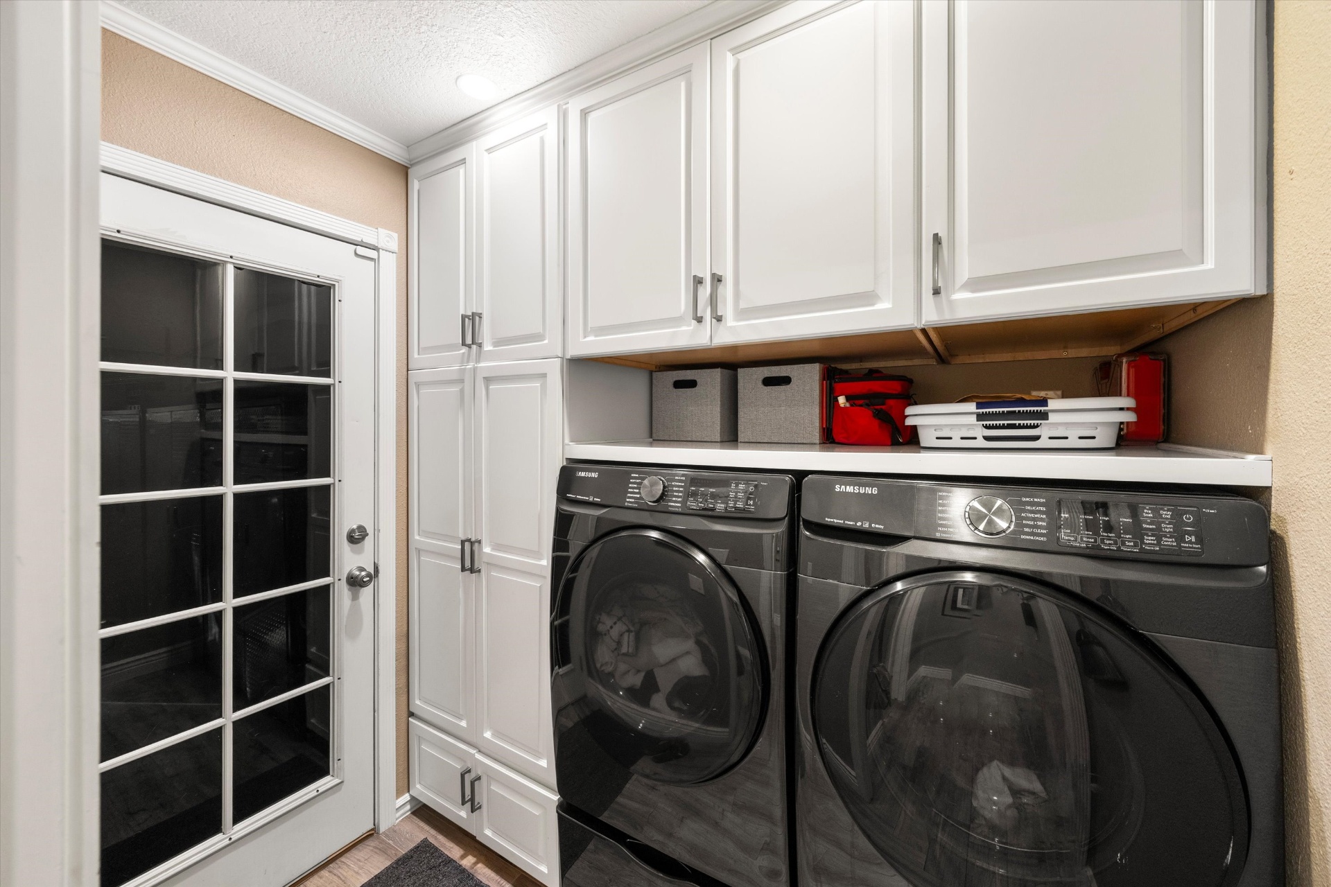 Custom laundry and pantry area at 6551 Westmont Avenue